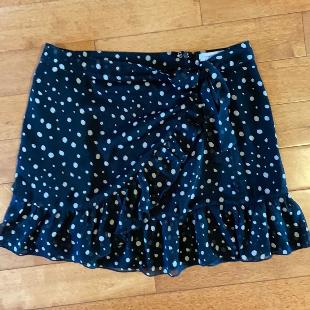 Black Urban ruffle skirt